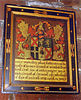 Memorial board in St Mary's Church, Thornton-le-Moors