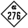 North Carolina Highway 276 marker