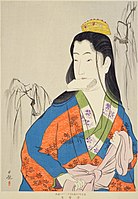 Bijin-zu by Kobayashi Kiyochika (1847–1915)