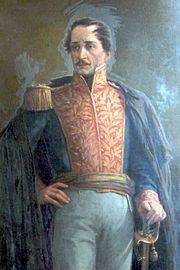 Francisco de Paula Santander, military and political leader.