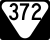 State Route 372 marker