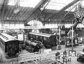 Le hall des locomotives.