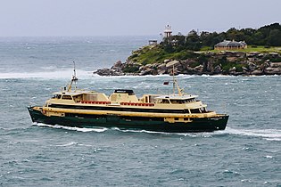 Queenscliff passing South Head, May 2020