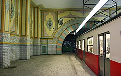 Karaköy station in 2006 decorated in the Ottoman Revival style
