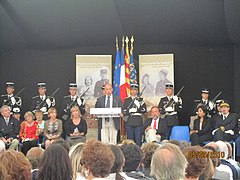 Jean-Claude Dreymann sitting first on the left with his sister Cecile next to him