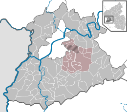 Comunità amministrativa della Ruwer – Mappa