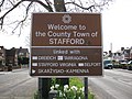 Image 18Town Twinning Sign on Eccleshall Road (from Stafford)