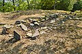 Remains of burial chamber