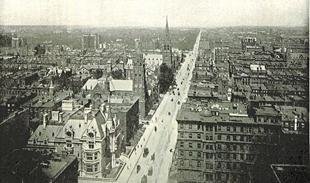 Bird's-eye view looking north from 51st St. c. 1893