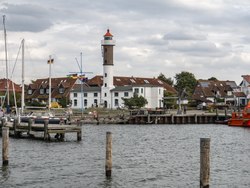 View of Timmendorf Lighthouse