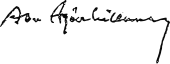 signature d'Ion Agârbiceanu