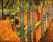 Falling Autumn Leaves 1888 Kröller-Müller Museum, Otterlo (F486)