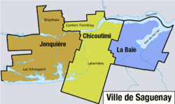 Location of La Baie