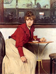 Madeleine au Moulin de la Galette, 1892 Ramon Casas Musée de Montserrat.