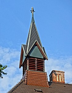 Ridge turret and finial