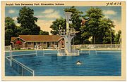 Beulah Park Swimming Pool in Alexandria, circa 1930-1945