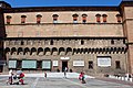 L'entrata della Biblioteca Salaborsa di Bologna il 7 luglio 2017