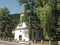 The Roman Catholic church of the bygone Bukovina German community in Prisaca Dornei (German: Eisenau)