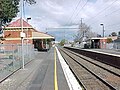 Southbound view from Platform 1, April 2006