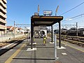 A Suica wicket for passengers transferring between JR East and the Choshi Electric Railway on platforms 2/3 in January 2012