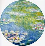 Les Nymphéas (Claude Monet, 1908). Le personnage de Baie d'Or est étroitement lié aux nymphéacées.