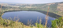 Crater lake in Queen Elizabeth National Park, Western Uganda.jpg