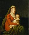 "Sofía Stroganova con su hijo", 1795.