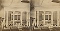 Church of The Epiphany interior, view towards chancel from gallery. Undated.