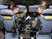 Norwegian pilots training at the C-17 Aircrew Training Center at Altus AFB