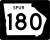 State Route 180 Spur marker