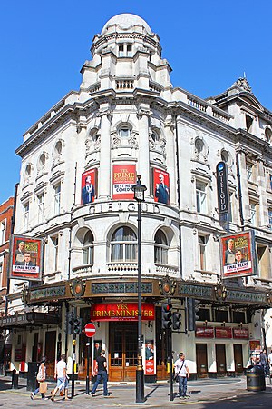 Gielgud Theatre nahe dem Piccadilly Circus, London.