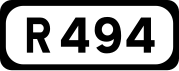 R494 road shield}}