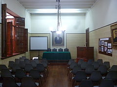 Vista general del auditorio, lugar de conferencias, talleres y tertulias.