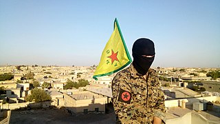An IRPGF fighter during the Battle of Tabqa