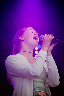 Iris Verhoek at the Baggerfestival Sliedrecht 2017 (photocredits Wim Roelsma)