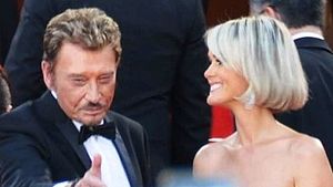 Johnny Hallyday et Læticia Hallyday.