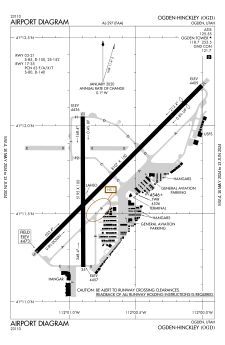 FAA airport diagram as of January 2021