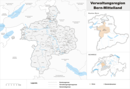 Berna-Altipiano svizzero – Mappa