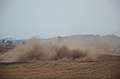 Dust storm in Koutaba