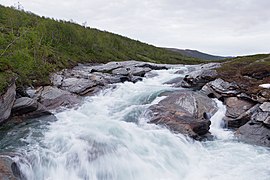 Låddejåhkå river