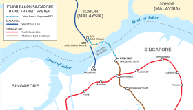 Image illustrative de l’article Système de transport rapide Johor Bahru–Singapour