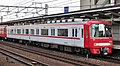 3100 series set 3106 with Meitetsu 2200 series livery on an Express service bound for Gifu