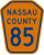 County Route 85 marker