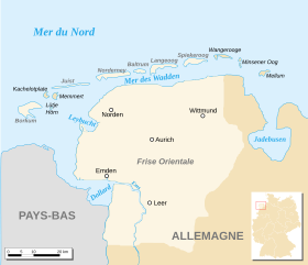 Carte de la Frise orientale