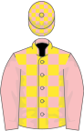 Pink and Yellow check, Pink sleeves