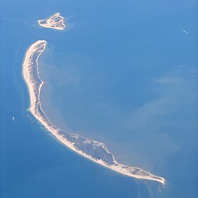 Vue aerienne de Petit Bois Island