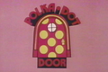 The Polka Dot Door logo created by Dick Derhodge in 1971.