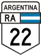 National Route 22 shield}}