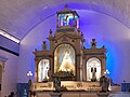 The reredos of the shrine's main altar