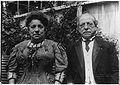 Image 35Samuel Gompers, President of the American Federation of Labor, and his wife, circa 1908.